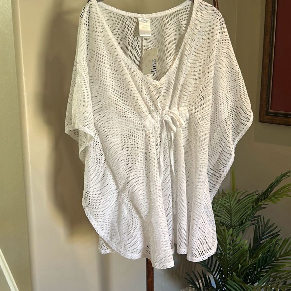 CATALINA Batwing Mesh Swimsuit Coverup